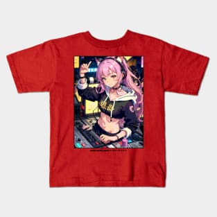 Japanese Anime Streetwear - DJ Kids T-Shirt